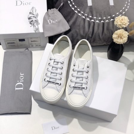 Dior Imported lambskin woven fabric casual shoes