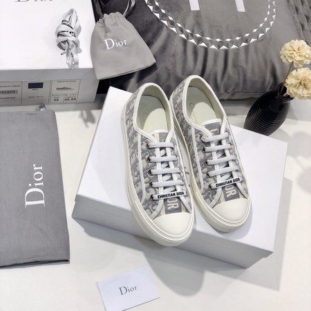 Dior Imported lambskin woven fabric casual shoes