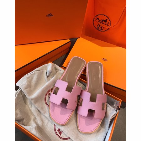 Hermes H classic slippers