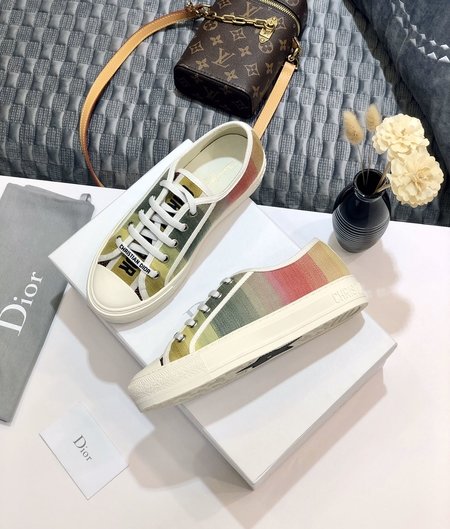 Dior Imported lambskin woven fabric casual shoes