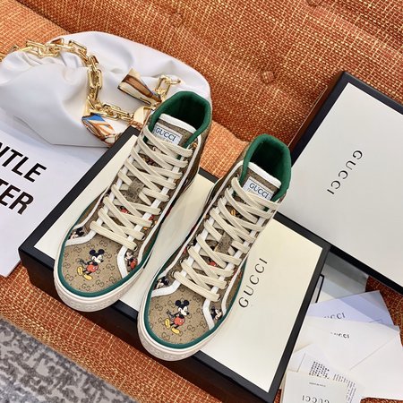 Gucci Disney Ace casual running shoes