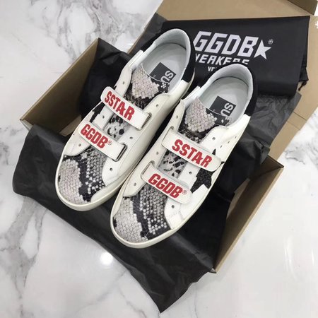 GGDB Casual shoes cowhide inner velcro