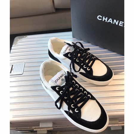 Chanel Velvet color matching sneakers casual sneakers