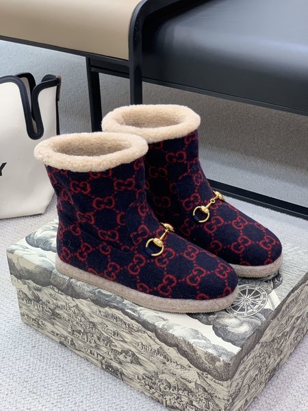 Gucci Horsebit GG Fury Boots