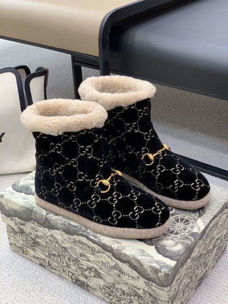 Gucci Horsebit GG Fury Boots