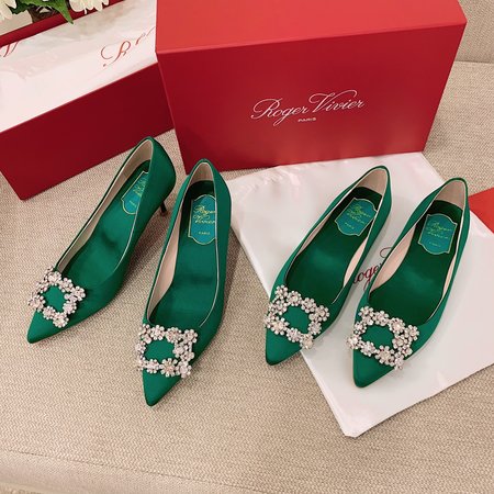 Roger Viver Wizard of Oz RV Emerald Pumps