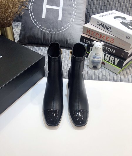 Chanel Lambskin boots with 5cm high heel