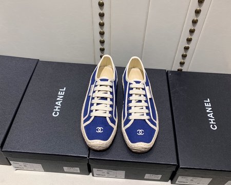 Chanel Espadrilles canvas shoes sneakers