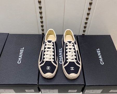 Chanel Espadrilles canvas shoes sneakers