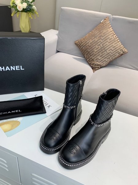 Chanel Cowhide boots