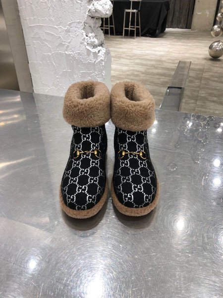 Gucci Autumn and winter wool boots