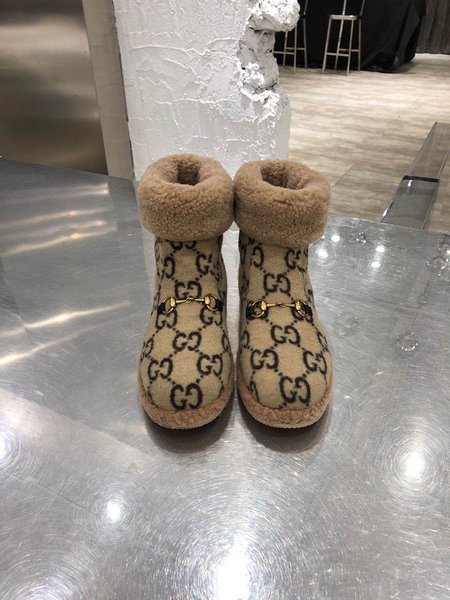 Gucci Autumn and winter wool boots