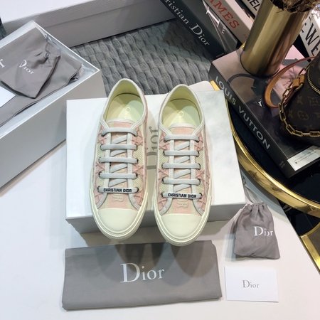 Dior Imported lambskin woven fabric casual shoes