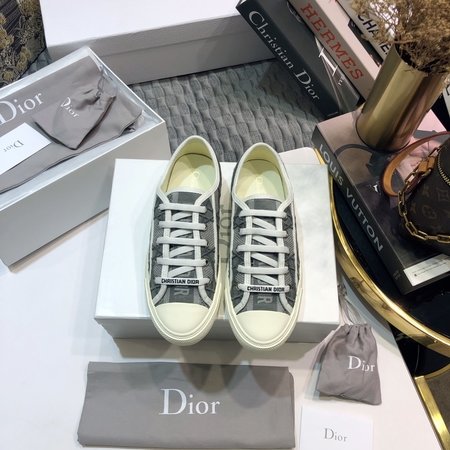 Dior Imported lambskin woven fabric casual shoes