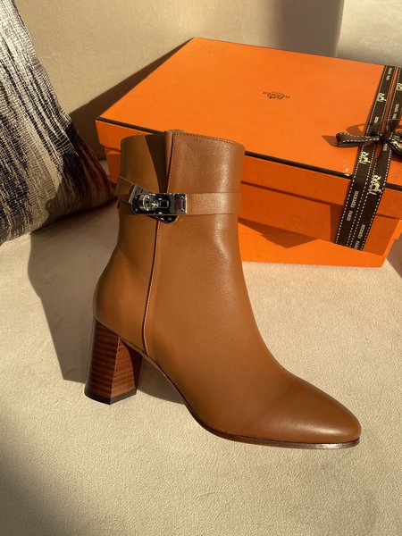 Hermes Kelly boots top calfskin material