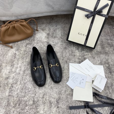 Gucci Brixton leather horsebit loafers