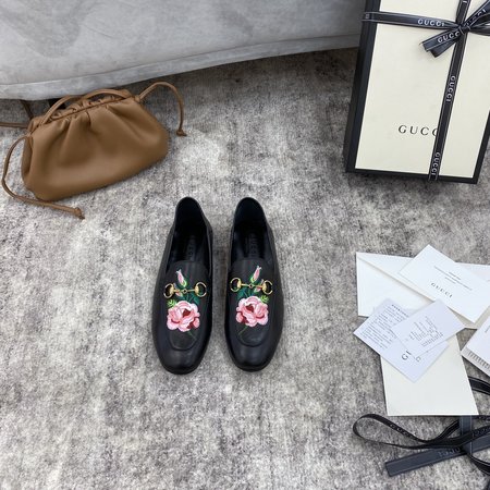 Gucci Brixton leather horsebit loafers
