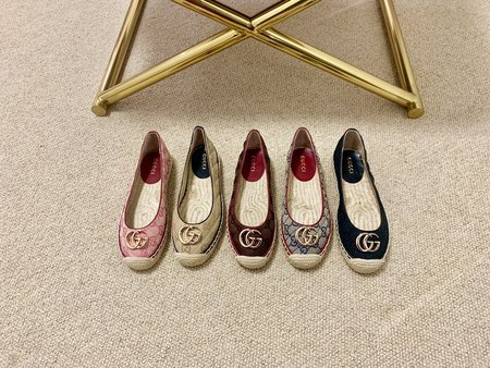 Gucci Classic Logo Canvas Espadrilles