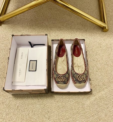 Gucci Classic Logo Canvas Espadrilles