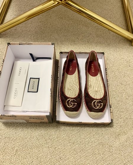 Gucci Classic Logo Canvas Espadrilles