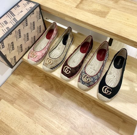 Gucci Classic Logo Canvas Espadrilles