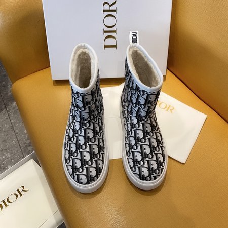 Dior Wool snow boots non-slip wear-resistant outsole