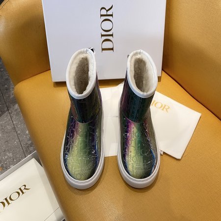 Dior Wool snow boots non-slip wear-resistant outsole