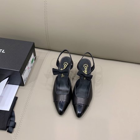 Chanel Back empty sandals