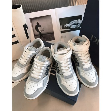 Dior B27 high and low sneakers Oblique Galaxy