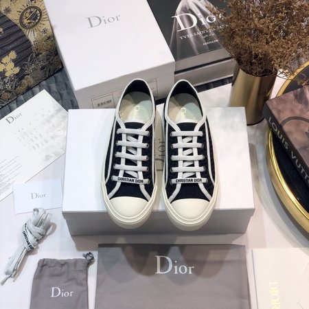 Dior Imported lambskin woven fabric casual shoes