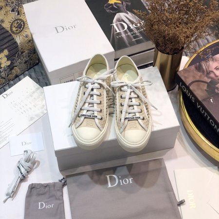 Dior Imported lambskin woven fabric casual shoes