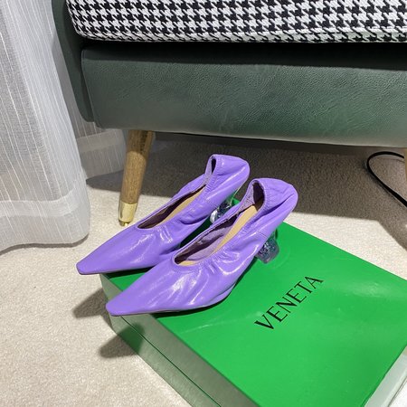 Bottega Veneta Witch shoes purple crystal heel