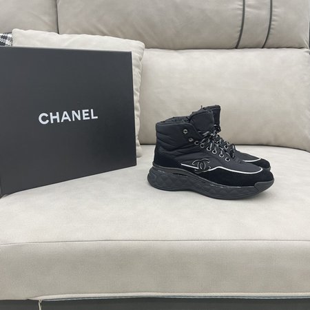 Chanel Autumn and winter down casual boots