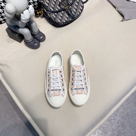 Dior Embroidered laces casual shoes