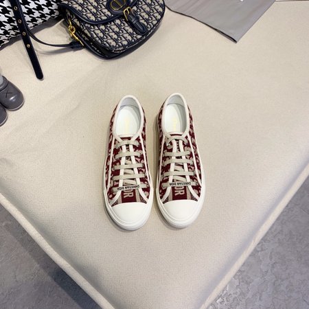 Dior Embroidered laces casual shoes