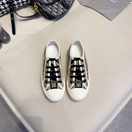 Dior Embroidered laces casual shoes