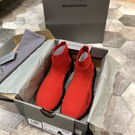 Balenciaga Classic series knitted sock boots