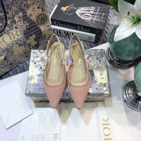 Dior J Adore slingback Toile de Jouy cotton embroidery