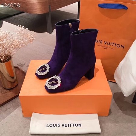 Louis Vuitton Swarovski diamond women s boots