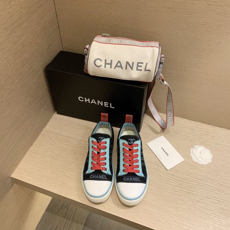 Chanel Candy color canvas casual shoes