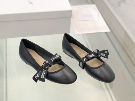 Dior Cruis bow ballet shoes