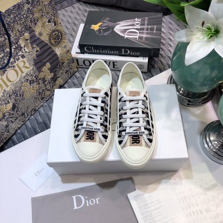 Dior Imported lambskin woven fabric casual shoes