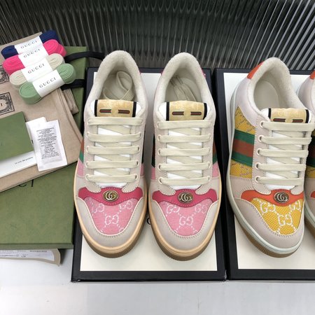 Gucci Screener casual sneakers embroidered GG
