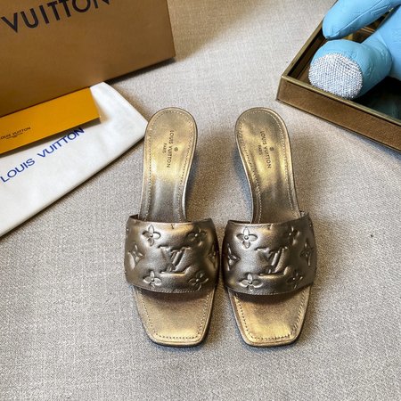 Louis Vuitton Sheepskin flat shoes slippers