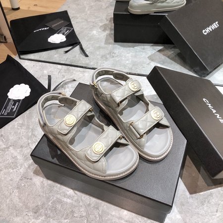 Chanel Velcro sandals