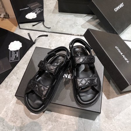 Chanel Velcro sandals