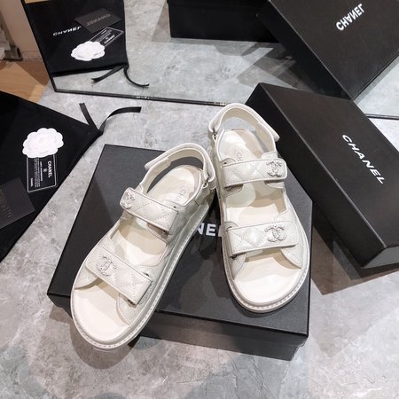 Chanel Velcro sandals