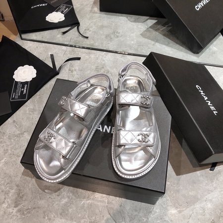 Chanel Velcro sandals