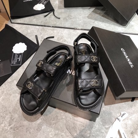 Chanel Velcro sandals