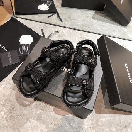 Chanel Velcro sandals